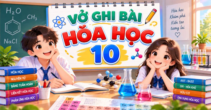 Vở ghi bài Hóa học 10