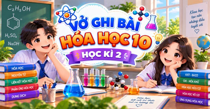 Vở ghi Hóa học 10 Học kì 2