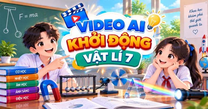 Video AI mở đầu Vật lí 7 