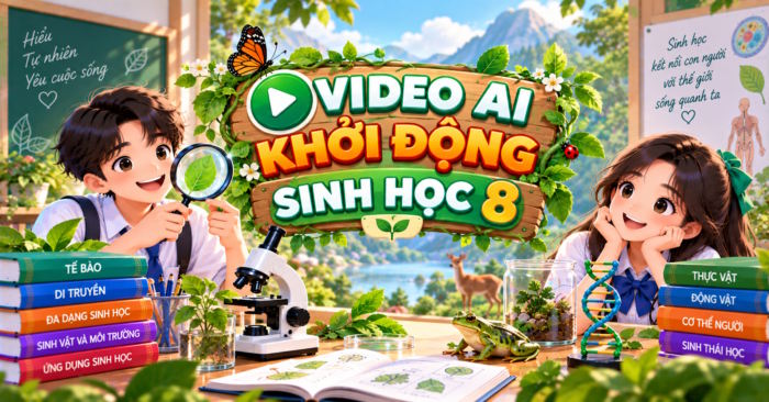 Video AI mở đầu Sinh học 8