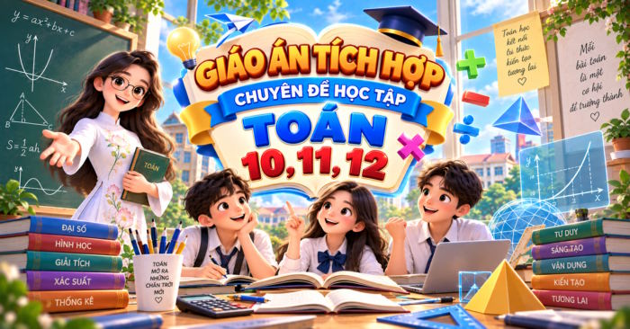 Giáo án tích hợp NLS Chuyên đề học tập Toán 10, 11, 12