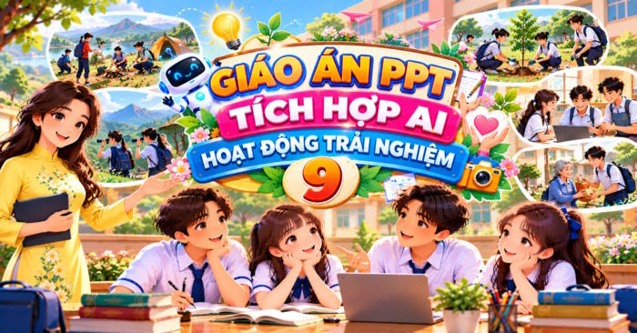 Giáo án PowerPoint tích hợp AI Hoạt động trải nghiệm 9