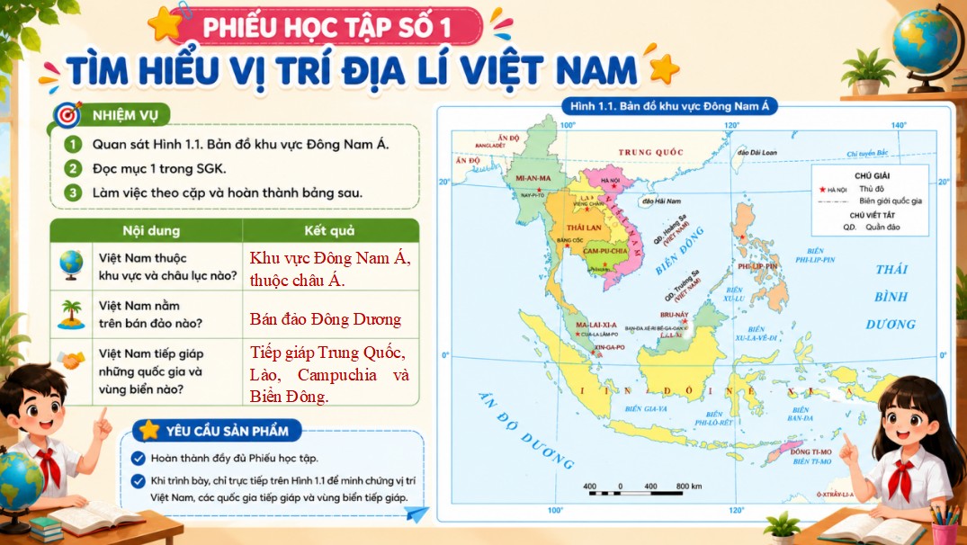 Giáo án PPT AI Địa lí 8 Bài 1