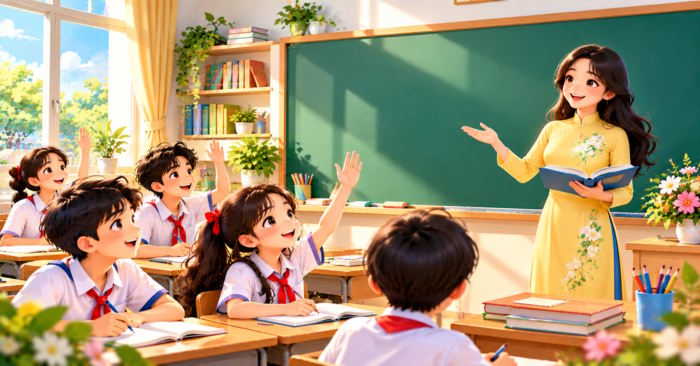 Giáo án PowerPoint Ngữ văn 8 tích hợp AI