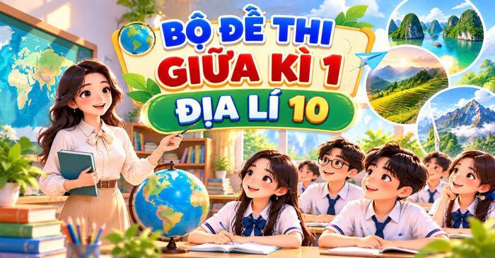 Đề thi giữa học kì 1 Địa lí 10 