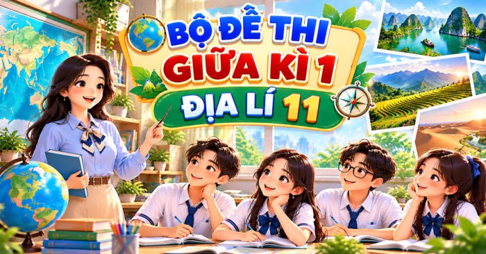 Đề thi giữa học kì 1 Địa lí 11 năm 2026 - 2027 
