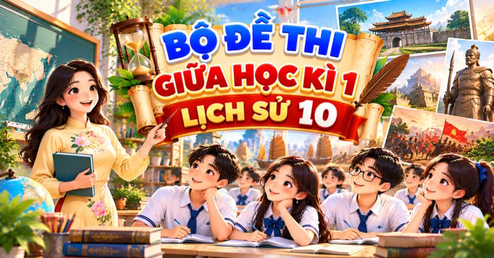 Đề kiểm tra giữa học kì 1 Lịch sử lớp 10 