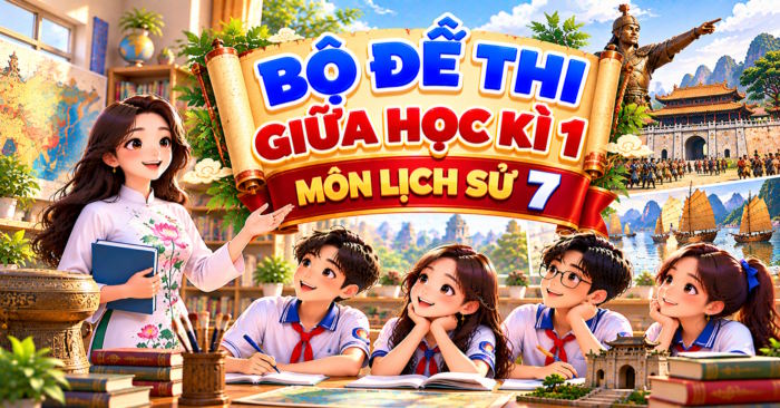    Đề kiểm tra giữa học kì 1 Lịch sử 7