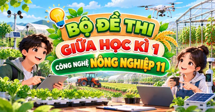 Đề kiểm tra giữa học kì 1 Công nghệ Nông nghiệp 11