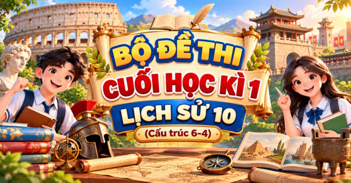 Đề thi giữa học kì 1 Lịch sử 10 