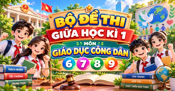 TOP 17 đề kiểm tra giữa kì 1 GDCD 6, 7, 8, 9
