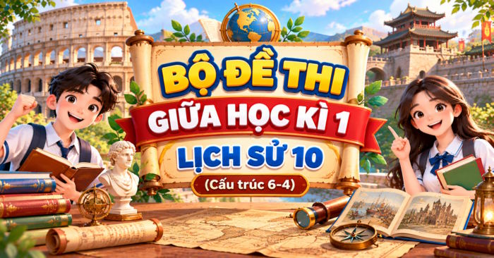 Đề thi giữa học kì 1 Lịch sử 10