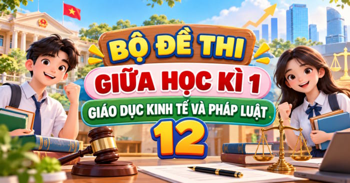  Đề kiểm tra giữa kì 1 KTPL 12 