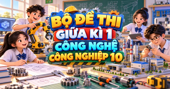 Đề kiểm tra giữa kì 1 Công nghệ Công nghiệp 10