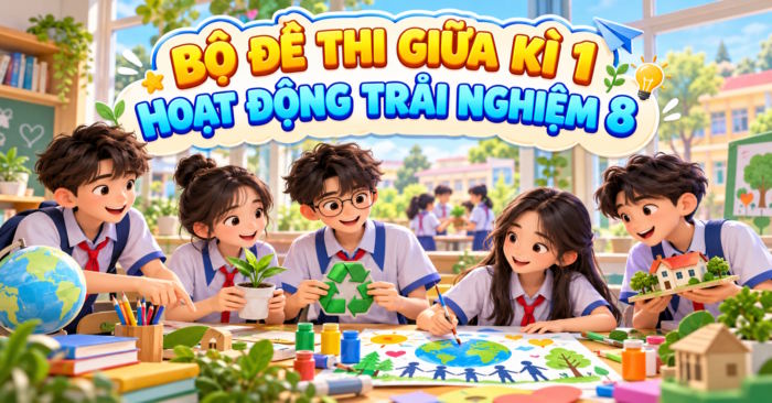 Đề thi giữa học kì 1 Hoạt động trải nghiệm 8