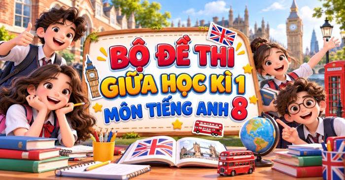 TOP 10 Đề kiểm tra giữa kì 1 Tiếng Anh 8 